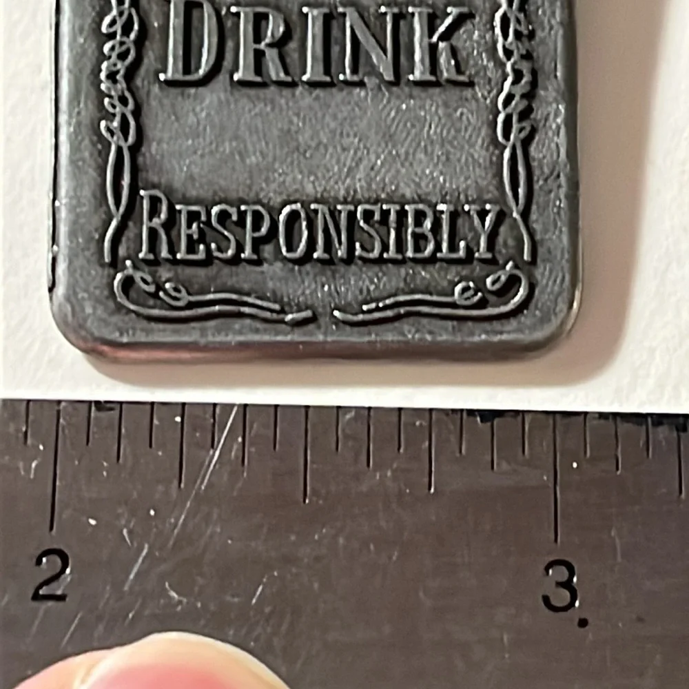 Jack Daniels Metal Keychain - unused